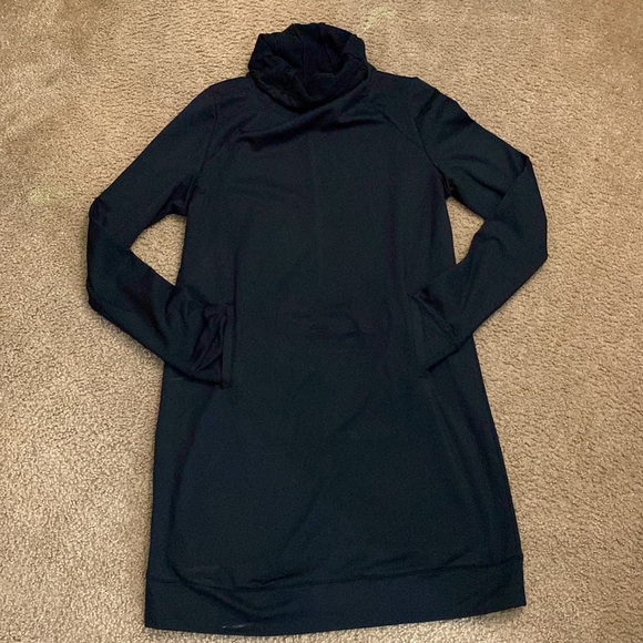 Fabletics Liora Black Funnel Athletic Dress - Picture 2 of 7